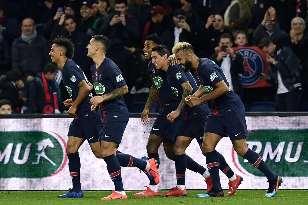 quick work di maria 039 s eighth minute lob put the holders ahead before adding his second before the half hour mark with thomas meunier sweeping in a late third photo afp quick work di maria 039 s eighth minute lob put the holders ahead before adding his second before the half hour mark with thomas meunier sweeping in a late third photo afp