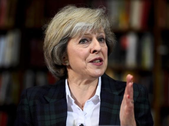 prime minister theresa may says london is deeply concerned by the recent military escalation over the last two days photo reuters file