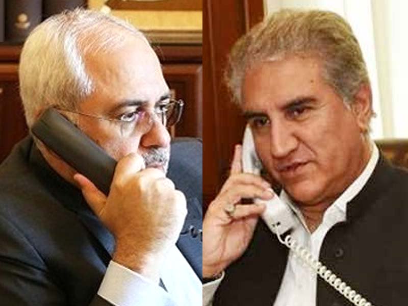 iran 039 s foreign minister javad zarif and fm shah mehmood qureshi photo file