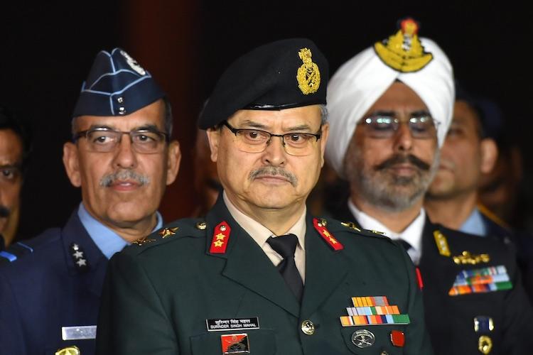 indian general at friday 039 s press briefing photo courtesy the economic times