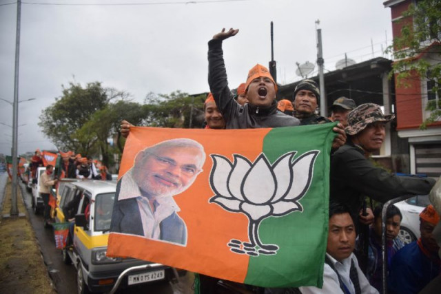 bharatiya janata party supporters celebrate election victory photo afp bharatiya janata party supporters celebrate election victory photo afp