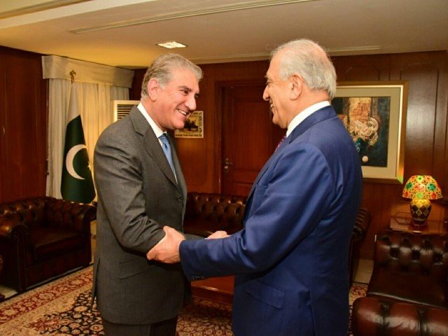 us special envoy zalmay khalilzad calls on foreign minister shah mehmood qureshi in islamabad photo foreign office