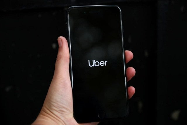 uber 039 s logo is displayed on a mobile phone in london britain september 14 2018 photo reuters uber 039 s logo is displayed on a mobile phone in london britain september 14 2018 photo reuters