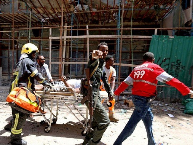 somali security forces and emergency services evacuate an injured man from the scene where a car bomb exploded at a shopping mall in mogadishu somalia february 4 2019 photo reuters somali security forces and emergency services evacuate an injured man from the scene where a car bomb exploded at a shopping mall in mogadishu somalia february 4 2019 photo reuters