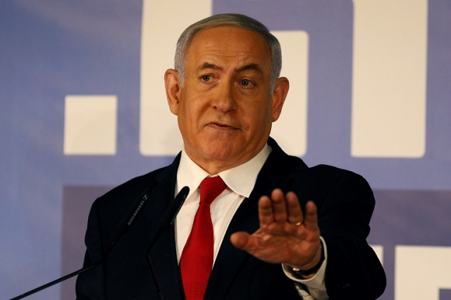israeli prime minister benjamin netanyahu faces a serious challenge from a centrist alliance led by former military chief of staff benny gantz at april 9 elections photo afp israeli prime minister benjamin netanyahu faces a serious challenge from a centrist alliance led by former military chief of staff benny gantz at april 9 elections photo afp