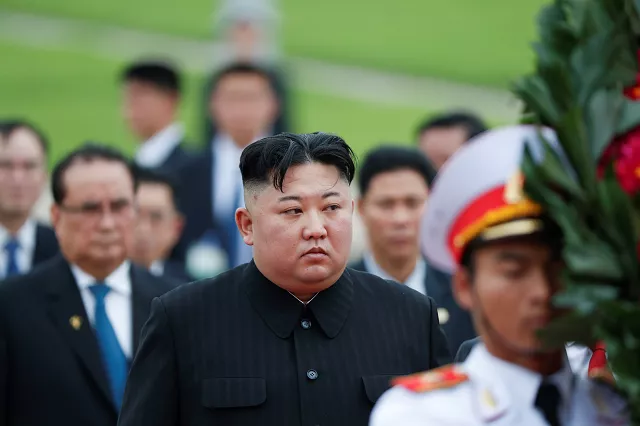 north korea 039 s leader kim jong un attends a wreath laying ceremony at the ho chi minh mausoleum in hanoi on march 2 2019 photo afp north korea 039 s leader kim jong un attends a wreath laying ceremony at the ho chi minh mausoleum in hanoi on march 2 2019 photo afp