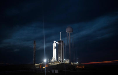 spacex launches rocket carrying new dragon capsule