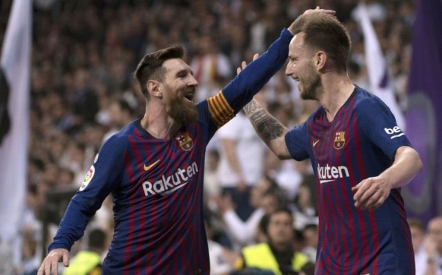 after knocking them out of the copa del rey on wednesday barca returned to the santiago bernabeu for a 1 0 victory that surely eliminates their greatest rivals from the title race too photo afp after knocking them out of the copa del rey on wednesday barca returned to the santiago bernabeu for a 1 0 victory that surely eliminates their greatest rivals from the title race too photo afp