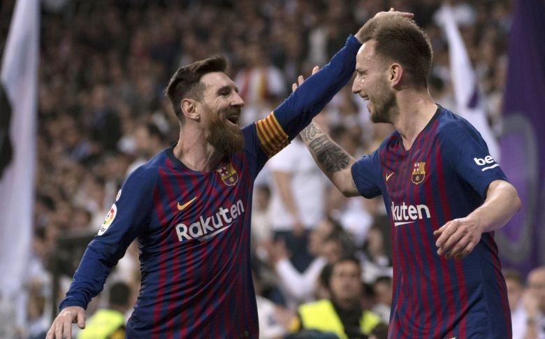after knocking them out of the copa del rey on wednesday barca returned to the santiago bernabeu for a 1 0 victory that surely eliminates their greatest rivals from the title race too photo afp