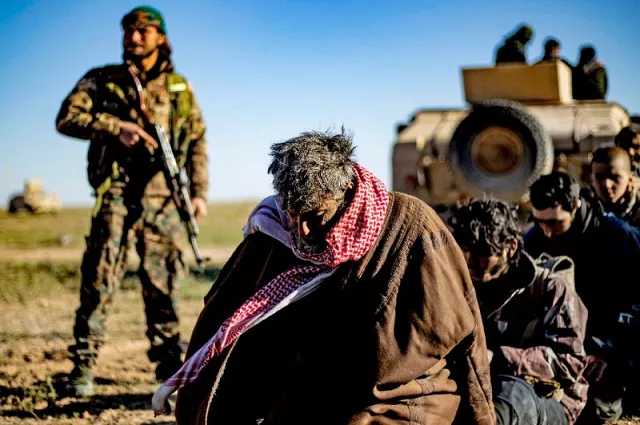 the kurdish led syrian democratic forces are holding hundreds of alleged militants and relatives photo afp the kurdish led syrian democratic forces are holding hundreds of alleged militants and relatives photo afp