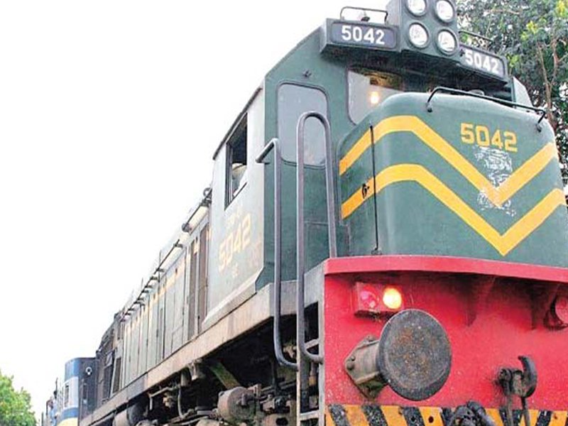 a pakistan railways train photo file