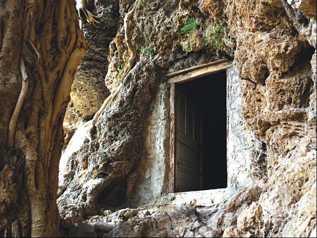 a view of the ancient shah allah ditta caves photo file a view of the ancient shah allah ditta caves photo file