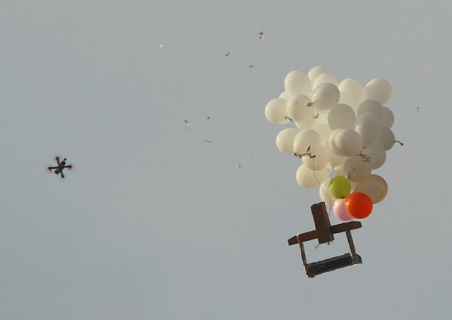 palestinians in gaza have for months sporadically launched balloons with incendiary and explosive devices at southern israel photo afp