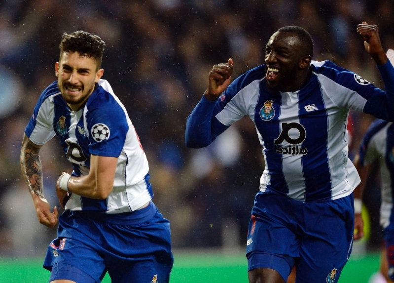 marega who restored the lead in the second half is now level with messi and tadic with six goals in this season 039 s ucl photo afp