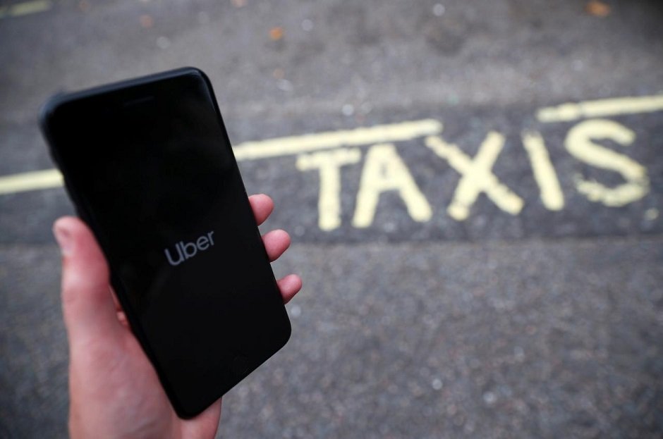 the uber application is seen on a mobile phone in london britain september 14 2018 photo reuters