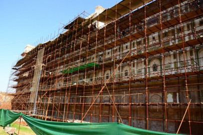 conservation of world s largest picture wall to be completed soon conservation of world s largest picture wall to be completed soon