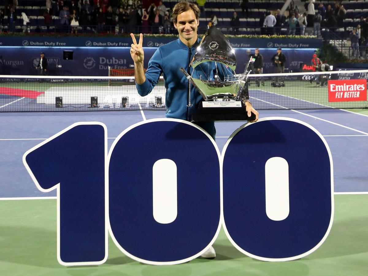 humble as ever federer is just the second person in tennis history to reach triple digits but he still thinks he hasn t done anything supernatural photo afp