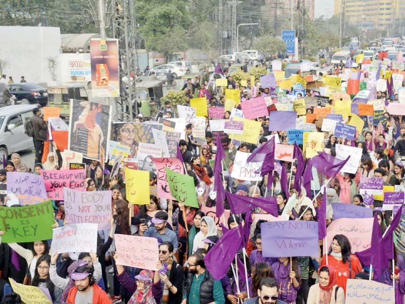 women participate in a rally taken out on international women s day photo online