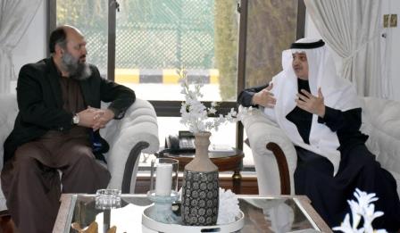 chief minister jam kamal exchanges views with saudi arabia ambassador to pakistan nawaf bin said al malki photo express