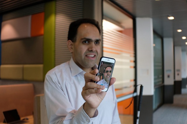 seeing ai is an app that provides the visually impaired persons with an easier way to understand the world around them through the camera on their smartphone photo microsoft