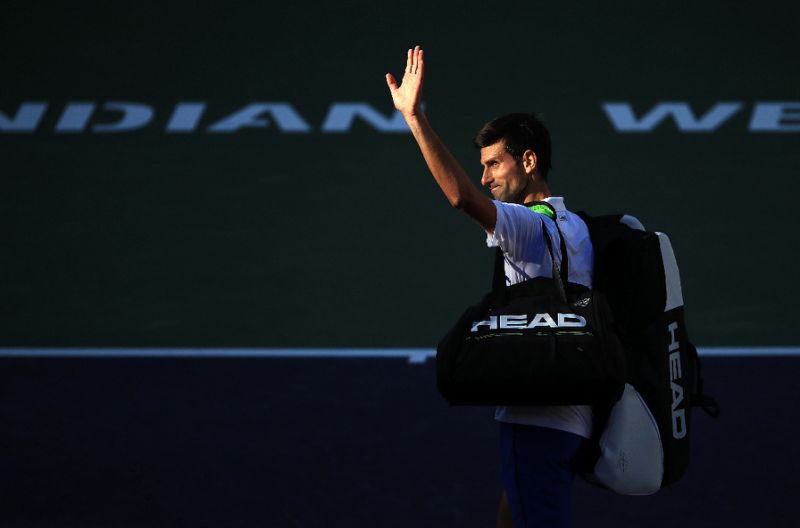 djokovic will try to regroup for the miami masters after the abrupt end to his bid to win a record sixth indian wells title and match rafael nadal 039 s record of 33 masters 1000 titles photo afp