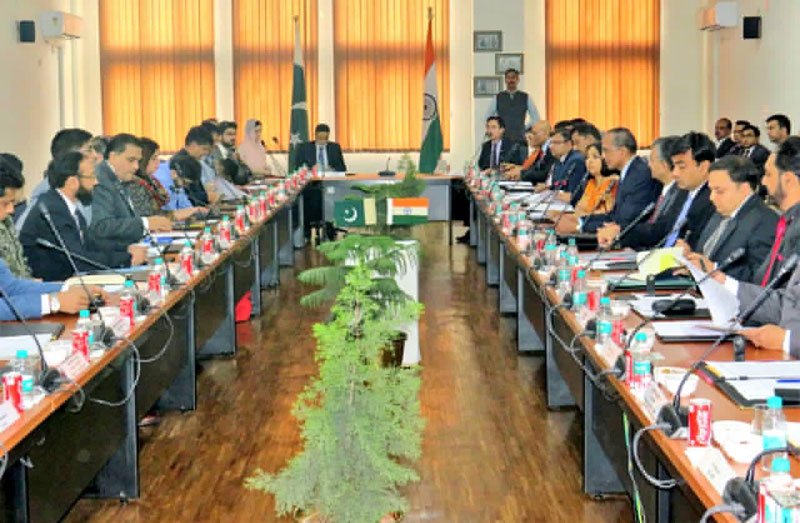 pak india talks on kartarpur corridor underway at attari photo express