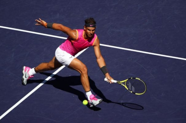 world number two nadal overpowered serbian qualifier filip krajinovic 6 3 6 4 to book his quarter final berth in one hour and 26 minutes photo afp world number two nadal overpowered serbian qualifier filip krajinovic 6 3 6 4 to book his quarter final berth in one hour and 26 minutes photo afp