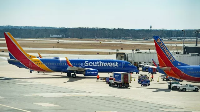 a boeing 737 max 8 flown by southwest airlines taxis to the gate at baltimore washington international airport near baltimore maryland on march 13 2019 photo afp a boeing 737 max 8 flown by southwest airlines taxis to the gate at baltimore washington international airport near baltimore maryland on march 13 2019 photo afp
