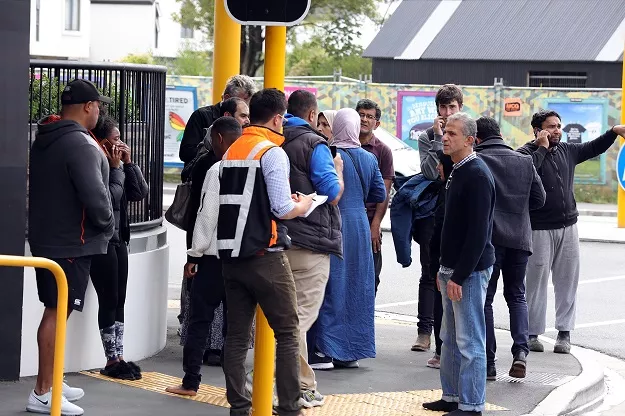 residents gathering close to the mosque after a firing incident in christchurch photo afp residents gathering close to the mosque after a firing incident in christchurch photo afp
