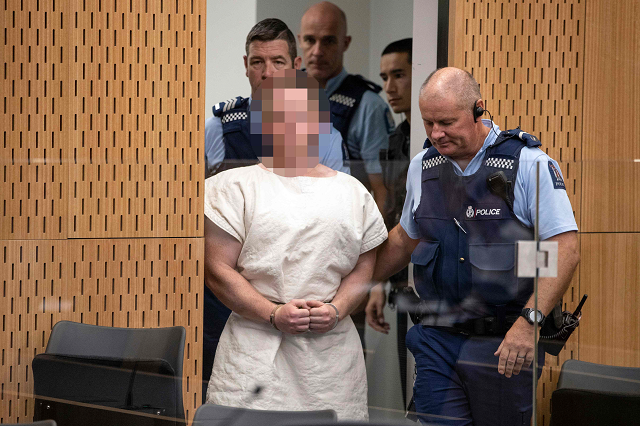 brenton tarrant the man charged in relation to the christchurch massacre is lead into the dock for his appearance in the christchurch district court photo afp brenton tarrant the man charged in relation to the christchurch massacre is lead into the dock for his appearance in the christchurch district court photo afp
