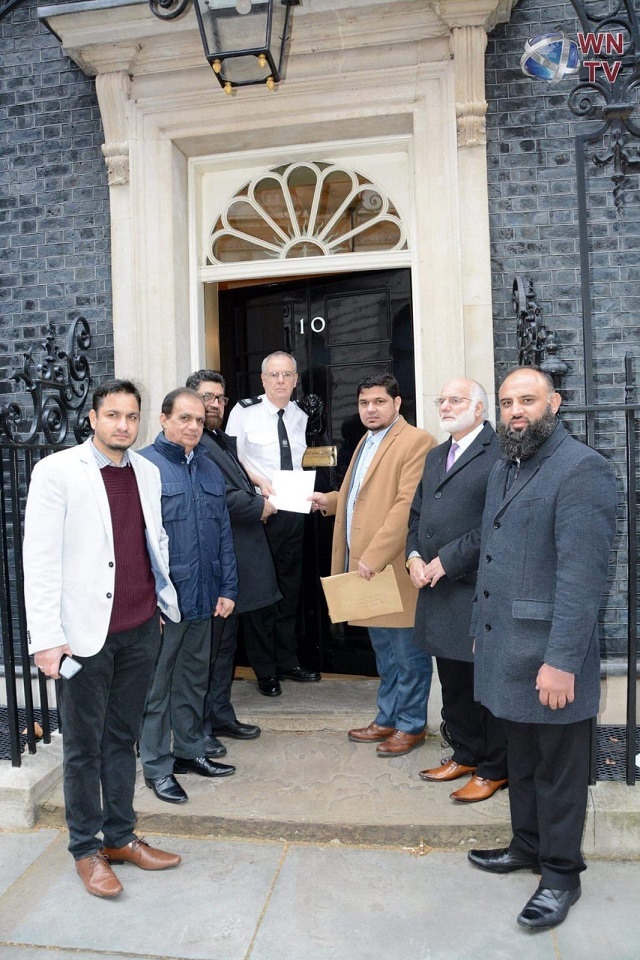 tehreek e kashmir submits petition to uk 039 s pm theresa may against new delhi 039 s tactics in war torn valley photo express
