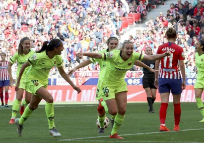 record crowd watch women s match between barca atletico record crowd watch women s match between barca atletico