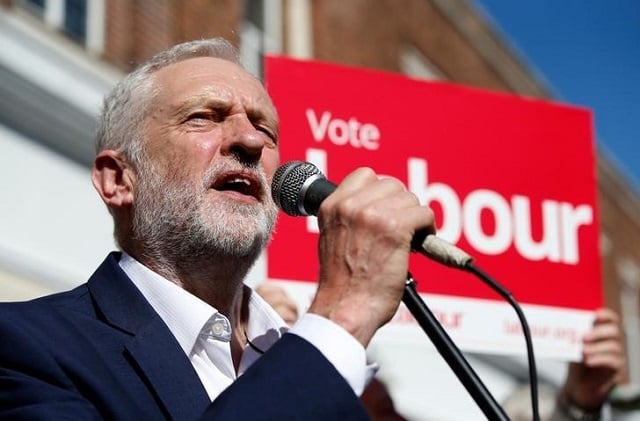 labour leader corbyn says could suspend syria air strikes if elected photo reuters