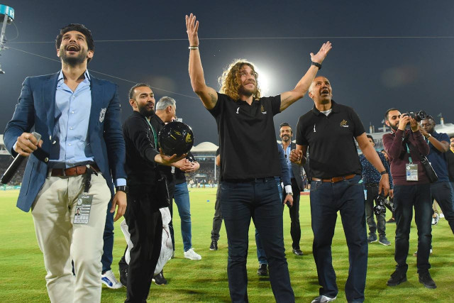 unfulfilled wish for puyol the trip to pakistan was a happy one but he didn t get the time to see any youngsters play football photo courtesy psl unfulfilled wish for puyol the trip to pakistan was a happy one but he didn t get the time to see any youngsters play football photo courtesy psl