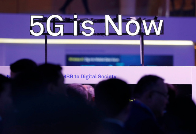 a 5g logo is displayed at the mobile world congress in barcelona spain photo reuters a 5g logo is displayed at the mobile world congress in barcelona spain photo reuters