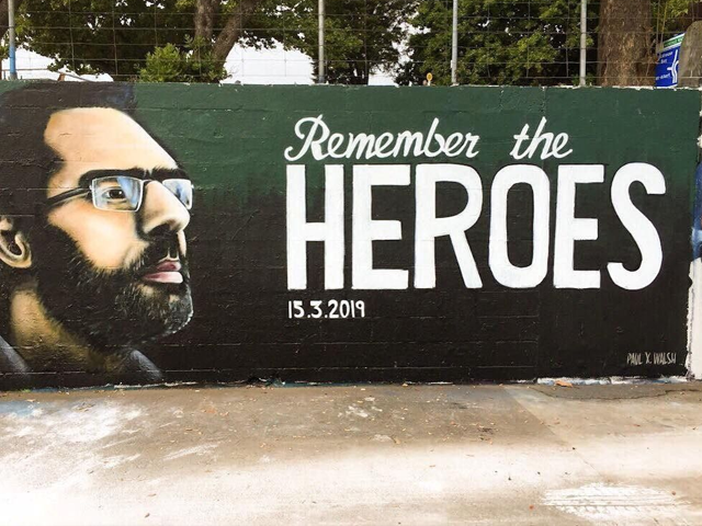 new zealand artist pays tribute to christchurch victim naeem rashid with a mural