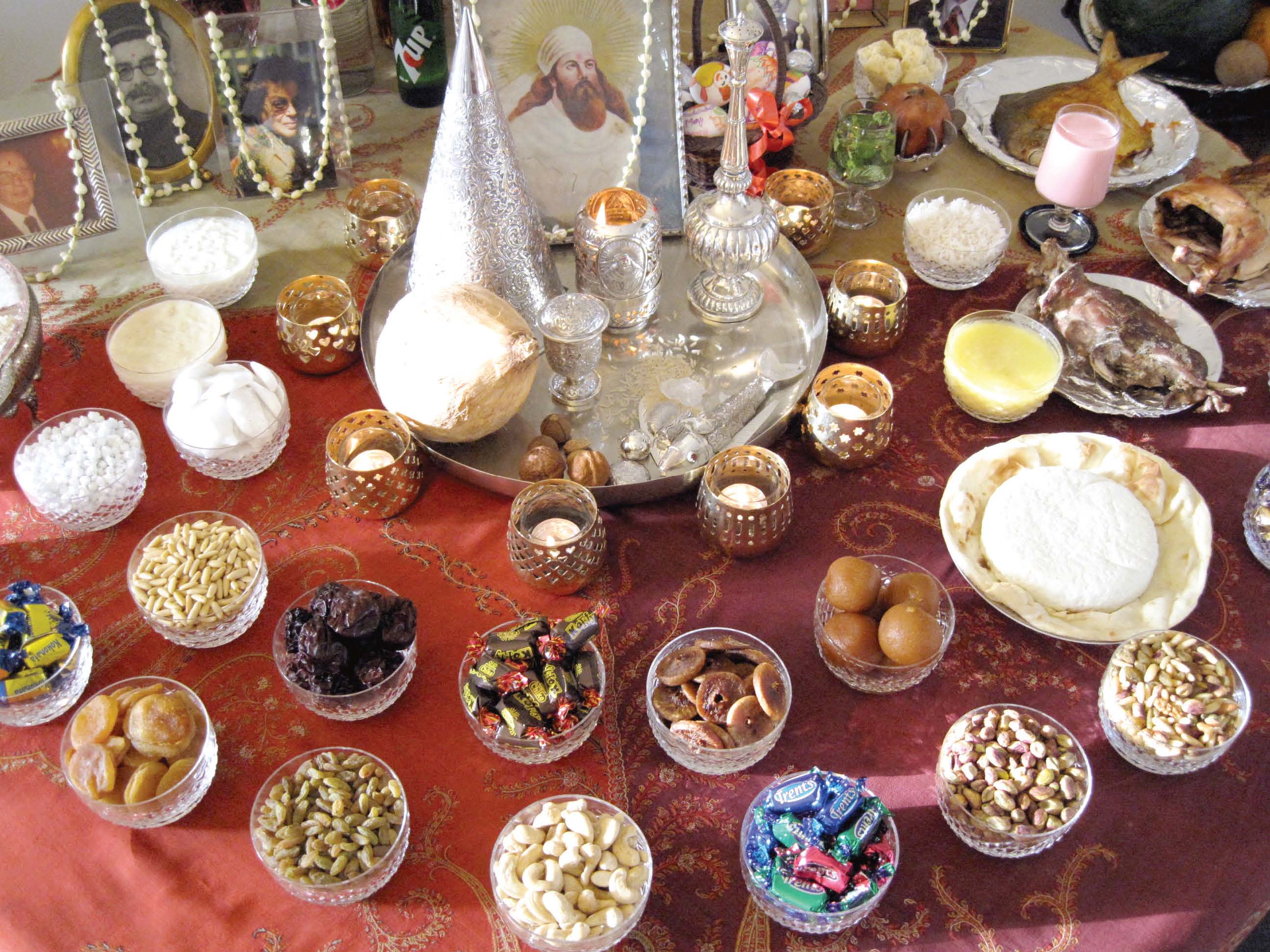 traditionally nauroz is celebrated with the setting of a nauroz table which is both ritualistic and customary photo courtesy toxy cowasjee