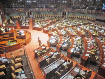 sindh assembly meets for one minute sindh assembly meets for one minute