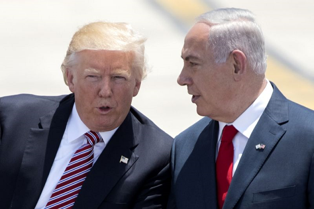 us president donald trump and israeli prime minister benjamin netanyahu in tel aviv in may 2017 photo afp us president donald trump and israeli prime minister benjamin netanyahu in tel aviv in may 2017 photo afp