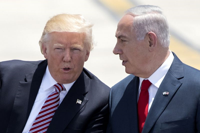 us president donald trump and israeli prime minister benjamin netanyahu in tel aviv in may 2017 photo afp