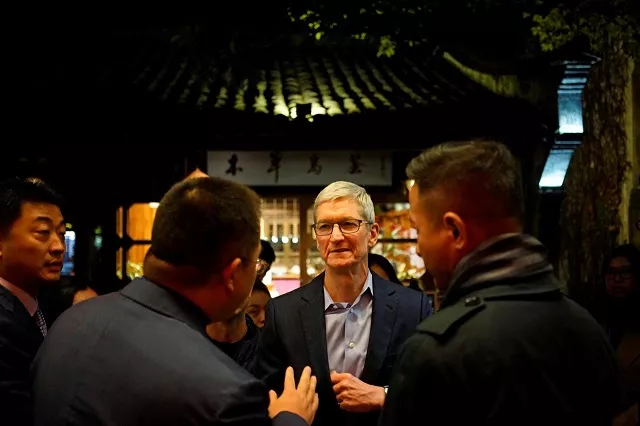 apple ceo tim cook arrives before the fourth world internet conference in wuzhen zhejiang province china december 2 2017 photo reuters apple ceo tim cook arrives before the fourth world internet conference in wuzhen zhejiang province china december 2 2017 photo reuters