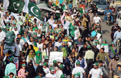 sindh lights up on pakistan day sindh lights up on pakistan day