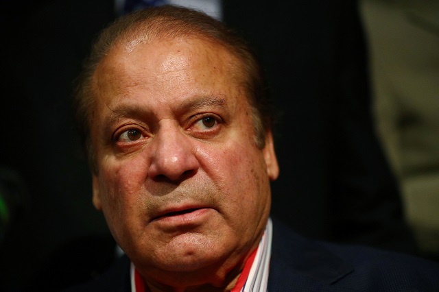 incarcerated former prime minister nawaz sharif grilled by model town jit photo reuters file