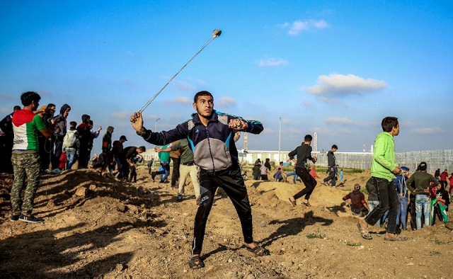 friday 039 s demonstrations in gaza sparked clashes with israeli forces that saw two palestinians killed photo afp