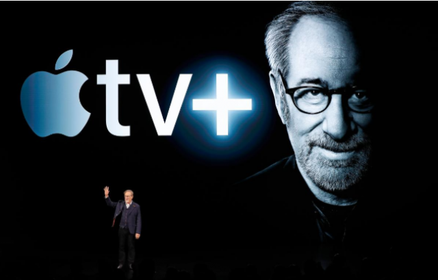 director steven spielberg speaks during an apple special event at the steve jobs theater in cupertino california us march 25 2019 photo reuters director steven spielberg speaks during an apple special event at the steve jobs theater in cupertino california us march 25 2019 photo reuters