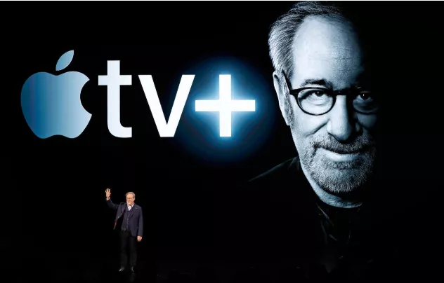 director steven spielberg speaks during an apple special event at the steve jobs theater in cupertino california us march 25 2019 photo reuters director steven spielberg speaks during an apple special event at the steve jobs theater in cupertino california us march 25 2019 photo reuters
