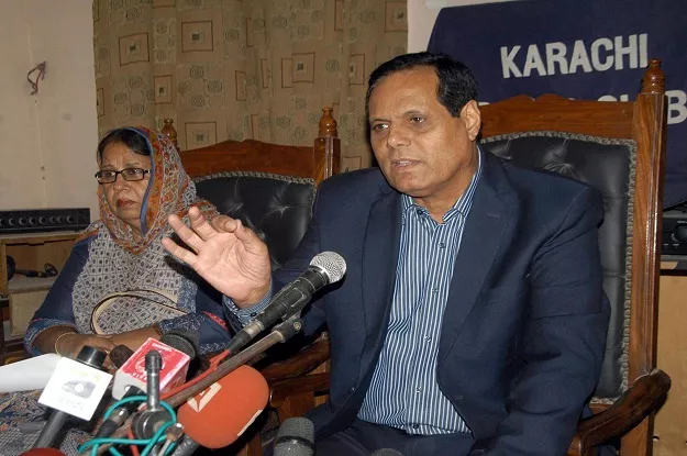 all private schools management association sindh chairperson syed khalid shah photo express all private schools management association sindh chairperson syed khalid shah photo express