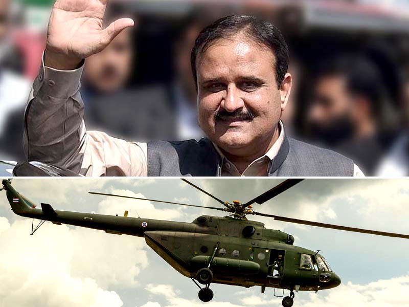 despite austerity claims buzdar s helicopter to be insured for over rs70m