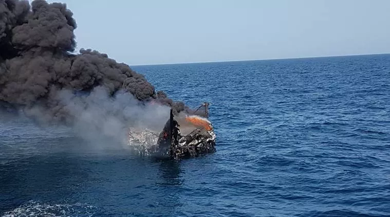 gujarat ats apprehends 9 iranian nationals trying to smuggle heroine in gujarat via sea route photo courtesy theindianexpress gujarat ats apprehends 9 iranian nationals trying to smuggle heroine in gujarat via sea route photo courtesy theindianexpress