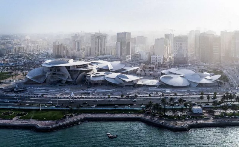 the new national museum of qatar which was designed by french architect jean nouvel features a multi curved roof which resembles a jigsaw puzzle photo afp the new national museum of qatar which was designed by french architect jean nouvel features a multi curved roof which resembles a jigsaw puzzle photo afp